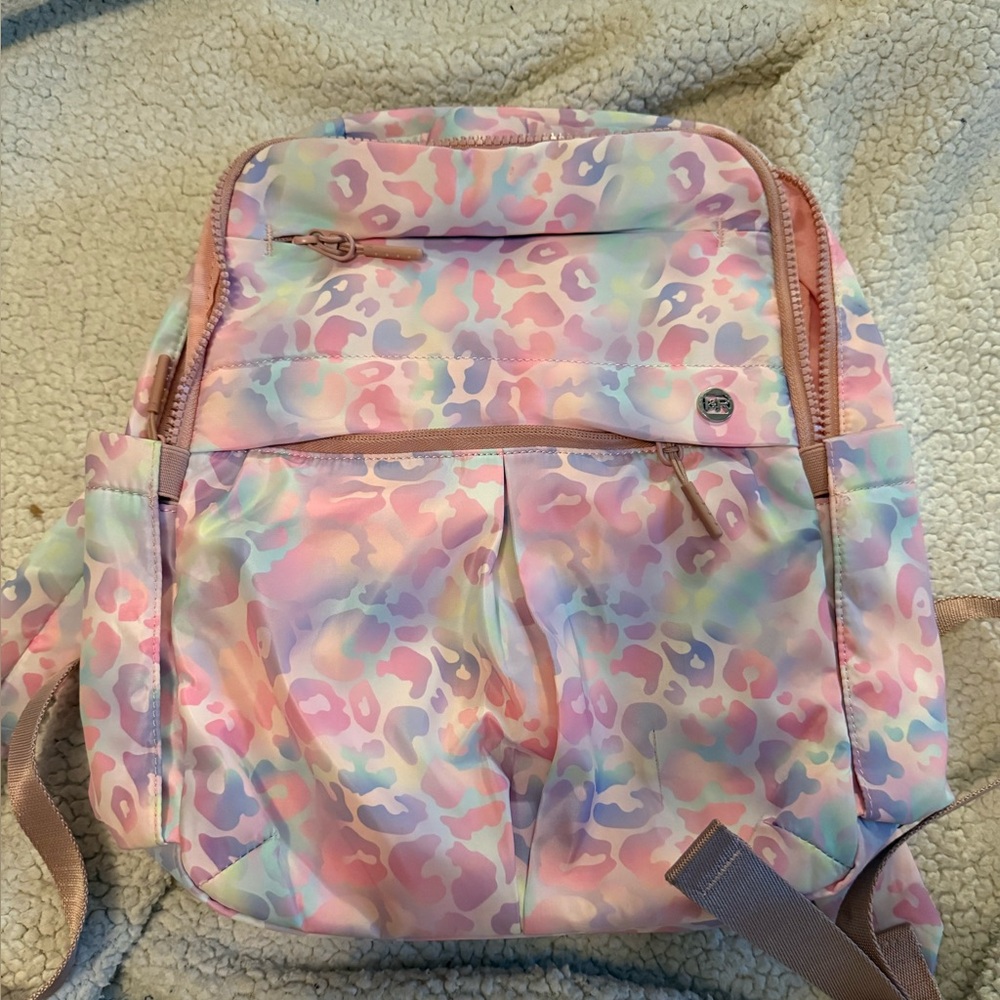 Iris & Rainbow Mini Backpack Candy Leopard